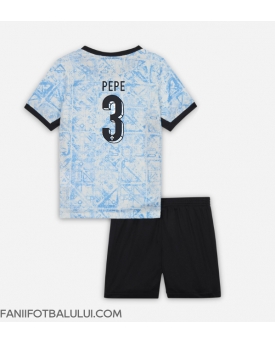 Portugalia Pepe #3 Echipament de Fotbal Replică European 2024 Copii Deplasare (+ Șorturi)